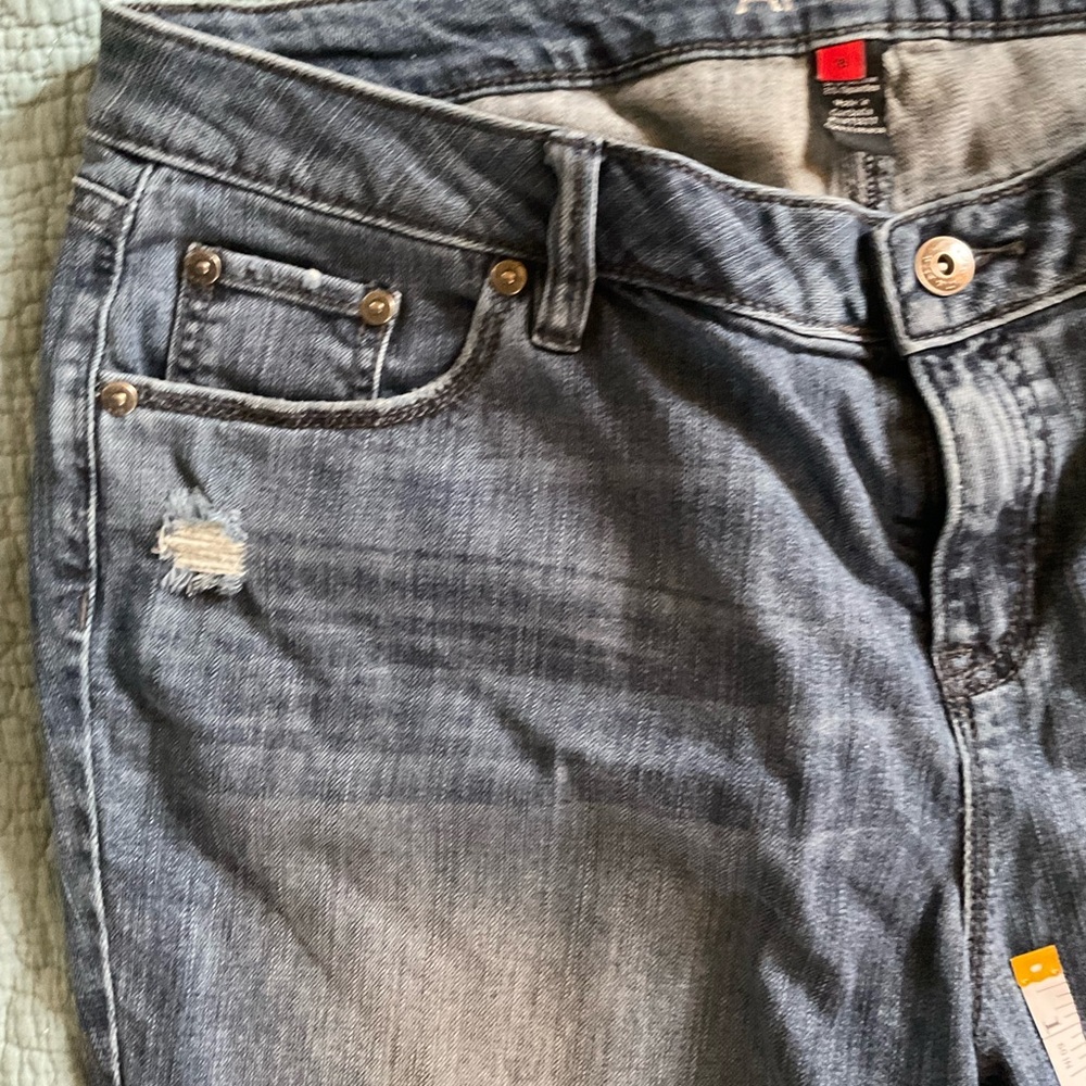 Cute tattered jeans, casual pants, weekend, pants - Picture 7 of 11